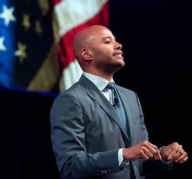 Peniel Joseph at the LBJ Library's 2019 Summit on Race in America